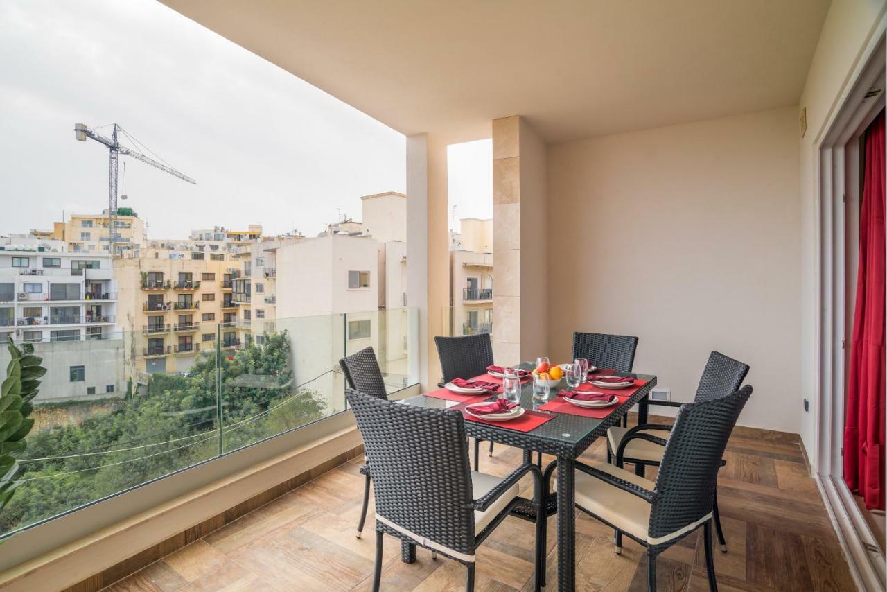 Ferienwohnung Luxury Valley View St Julians San Ġiljan Exterior foto